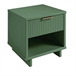 Manhattan Comfort Granville Engineered Wood Nightstand 1.0 in Sage Green