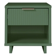 Manhattan Comfort Granville Engineered Wood Nightstand 1.0 in Sage Green