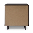 Manhattan Comfort Granville Engineered Wood Nightstand 1.0 in Dark Gray