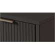 Manhattan Comfort Granville Engineered Wood Nightstand 1.0 in Dark Gray