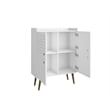 Manhattan Comfort Bogart Engineered Wood Accent Cabinet in White
