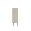 Manhattan Comfort Bogart Engineered Wood Accent Cabinet in Off White