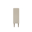 Manhattan Comfort Bogart Engineered Wood Accent Cabinet in Off White