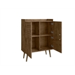 Manhattan Comfort Bogart Engineered Wood Accent Cabinet in Brown