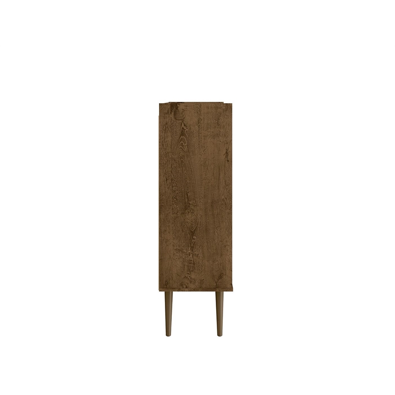 Manhattan Comfort Bogart Engineered Wood Accent Cabinet in Brown