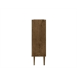Manhattan Comfort Bogart Engineered Wood Accent Cabinet in Brown