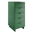 Manhattan Comfort Granville Tall & Narrow Engineered Wood Dresser in Sage Green