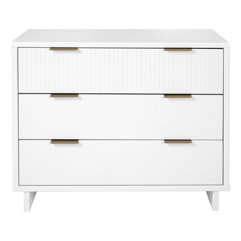 Manhattan Comfort Granville Standard Engineered Wood Dresser in White