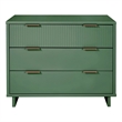 Manhattan Comfort Granville Standard Engineered Wood Dresser in Sage Green