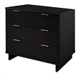 Manhattan Comfort Granville Standard Engineered Wood Dresser in Black