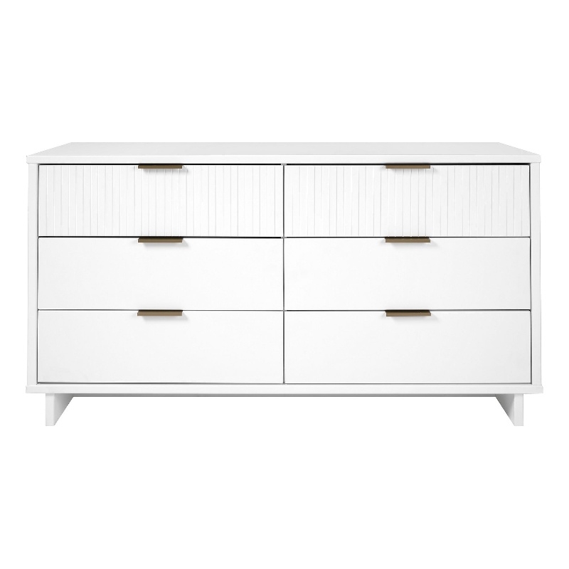 Manhattan Comfort Granville Engineered Wood Double Dresser in White