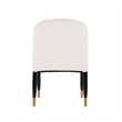 Manhattan Comfort Ola Dining Chair with Solid Wood Frame in Cream