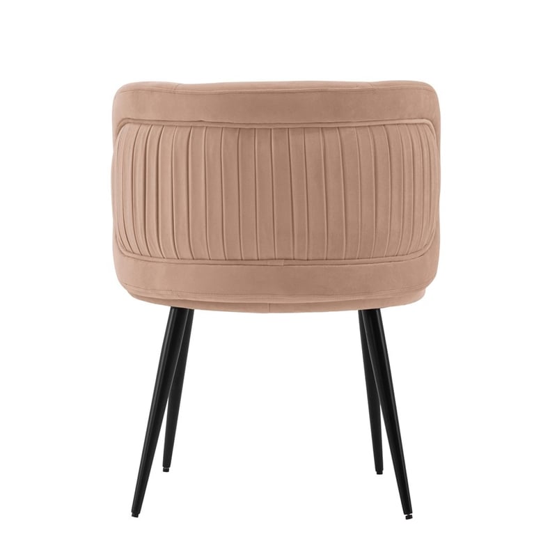 Manhattan Comfort Kaya Dining Chair with Solid Wood Frame in Cream
