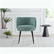 Manhattan Comfort Kaya Dining Chair with Solid Wood Frame in Mint Green