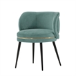 Manhattan Comfort Kaya Dining Chair with Solid Wood Frame in Mint Green