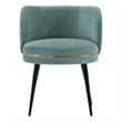 Manhattan Comfort Kaya Dining Chair with Solid Wood Frame in Mint Green