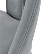 Manhattan Comfort Neda Dining Chair with Solid Wood Frame in Gray