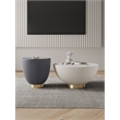 Anderson Coffee Table & End Table 2.0 with Steel Frame - Multi-Color - Set of 2