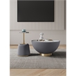 Anderson Coffee Table & End Table 1.0 with Steel Frame in Gray - Set of 2