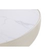 Anderson Coffee Table and End Table 1.0 in Cream - Set of 2