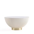 Anderson Coffee Table and End Table 1.0 in Cream - Set of 2