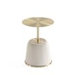 Anderson Coffee Table and End Table 1.0 in Cream - Set of 2