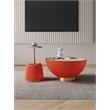 Anderson Coffee Table & End Table 1.0 with Steel Frame in Orange - Set of 2