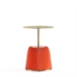 Anderson Coffee Table & End Table 1.0 with Steel Frame in Orange - Set of 2