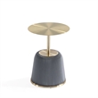 Anderson End Table 1.0 & End Table 2.0 with Steel Frame in Gray - Set of 2