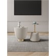 Anderson End Table 1.0 and End Table 2.0 in Cream - Set of 2