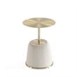 Anderson End Table 1.0 and End Table 2.0 in Cream - Set of 2
