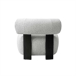 Manhattan Comfort Bartow Accent Chair with Solid Wood Base in Multi-Color