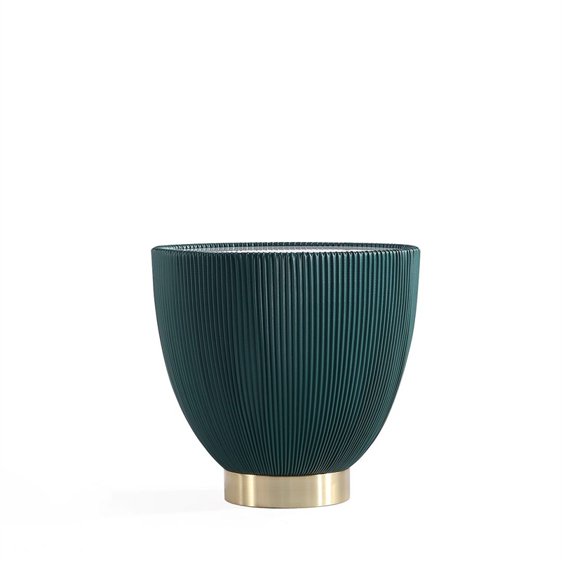 Anderson End Table 1.0 & End Table 2.0 with Steel Frame in Green - Set of 2