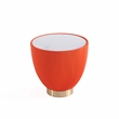 Anderson End Table 1.0 & End Table 2.0 with Steel Frame in Orange - Set of 2
