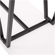 Manhattan Comfort Celine Side Table Console from Engineered Wood in White