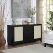 Manhattan Comfort Sheridan Sideboard Cabinet made from Engineered Wood in Black