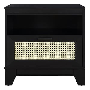 Manhattan Comfort Sheridan Nightstand made from Engineered Wood in Black