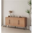 Manhattan Comfort Jodie Sideboard made from Engineered Wood in Maple