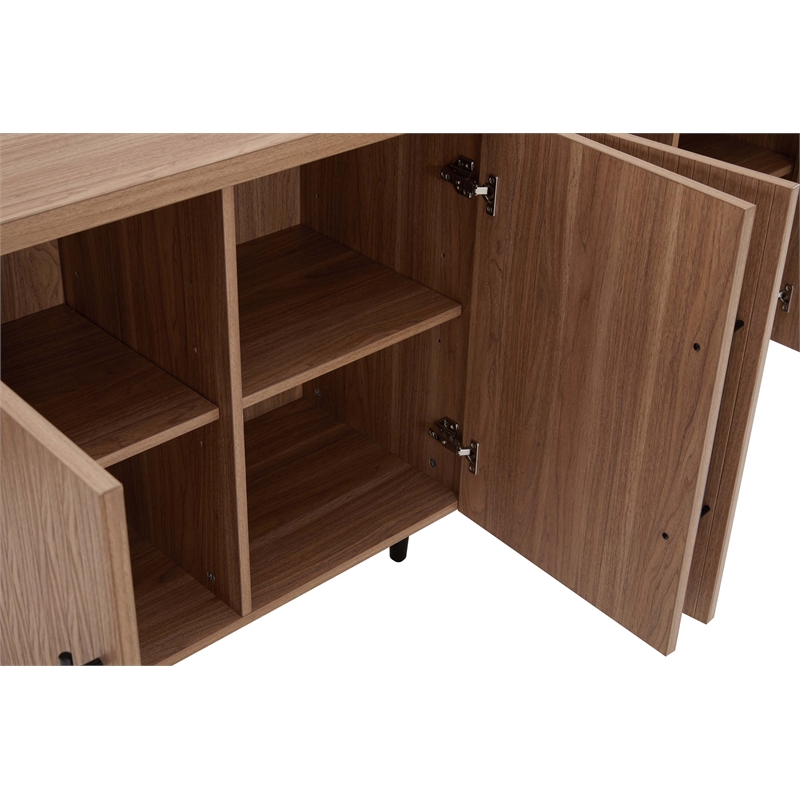 Manhattan Comfort Jodie Sideboard made from Engineered Wood in Maple