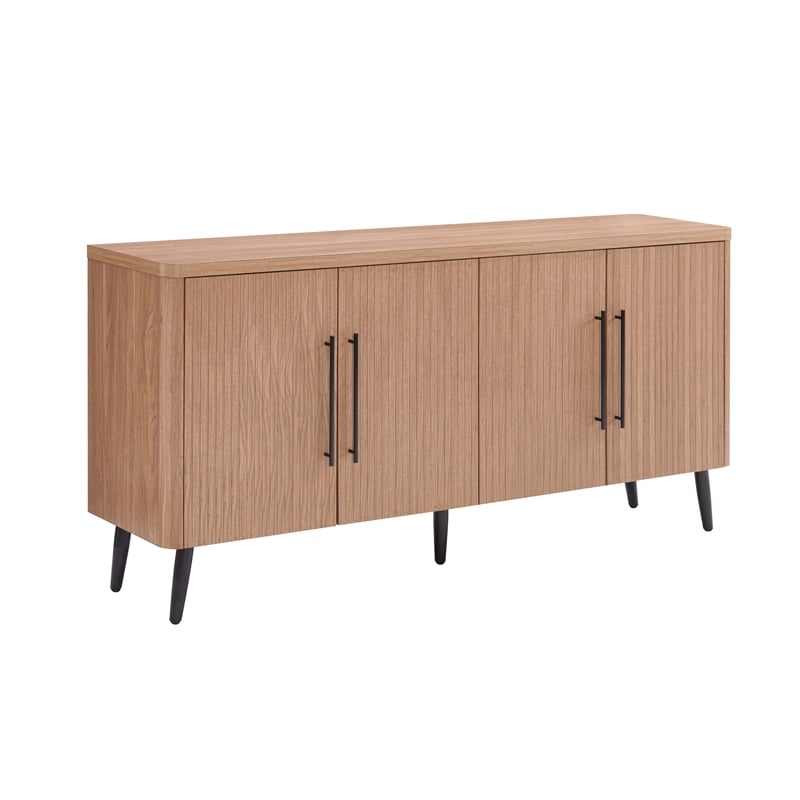 Manhattan Comfort Jodie Sideboard made from Engineered Wood in Maple
