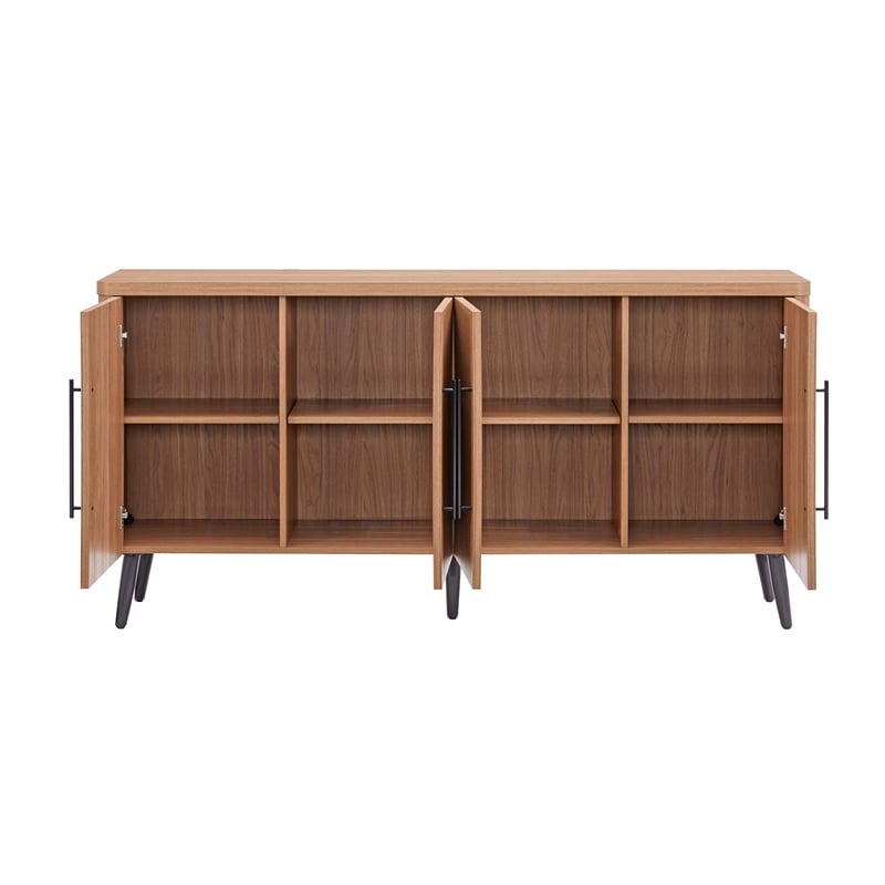 Manhattan Comfort Jodie Sideboard made from Engineered Wood in Maple