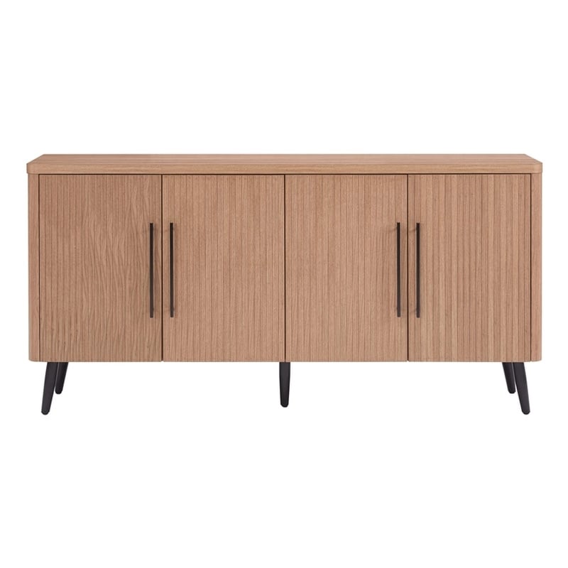 Manhattan Comfort Jodie Sideboard made from Engineered Wood in Maple