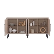Manhattan Comfort Jodie Sideboard made from Engineered Wood in Light Oak