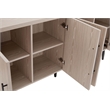 Manhattan Comfort Jodie Sideboard made from Engineered Wood in Light Oak