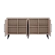 Manhattan Comfort Jodie Sideboard made from Engineered Wood in Light Oak