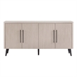 Manhattan Comfort Jodie Sideboard made from Engineered Wood in Light Oak