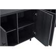 Manhattan Comfort Jodie Sideboard made from Engineered Wood in Charcoal Gray