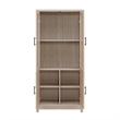 Manhattan Comfort Jodie Bookcase made from Engineered Wood in Light Oak
