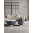 Anderson Coffee Table End Table 1.0 and End Table 2.0 in Gray - Set of 3