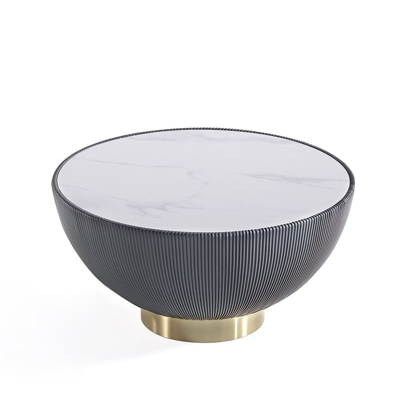 Anderson Coffee Table End Table 1.0 and End Table 2.0 in Gray - Set of 3